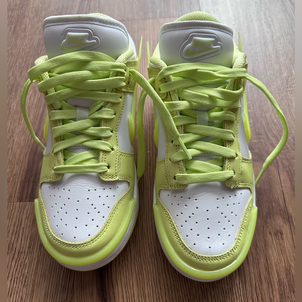 Nike Dunk Low Twist, Size 6.5, Light Lemon Twist/White (Never Worn)